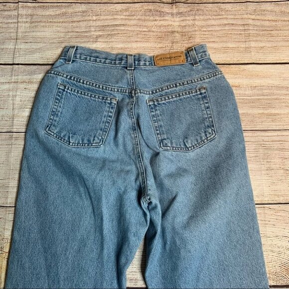 Vintage Liz Claiborne Mom Jeans high rise straight leg jeans Size 8 Light wash - Picture 5 of 9